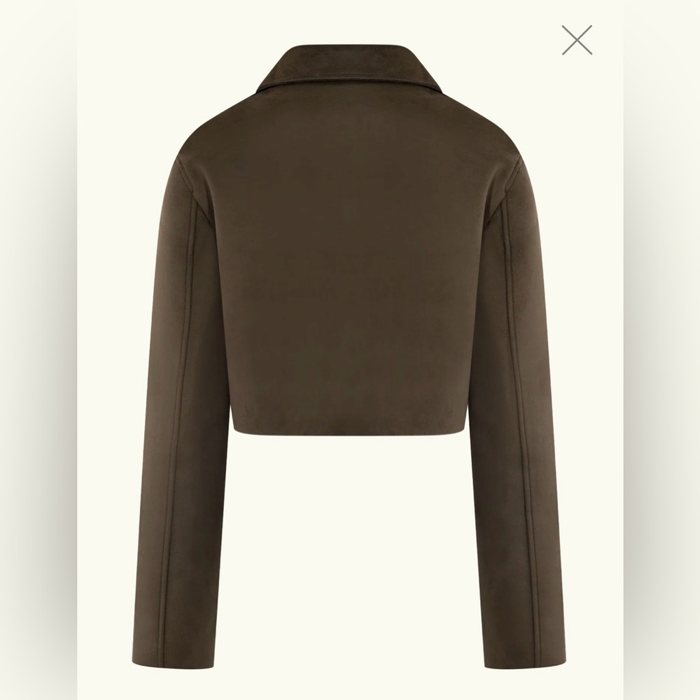 Meshki HAYES Faux Suede Collared Jacket - Picture 4 of 9